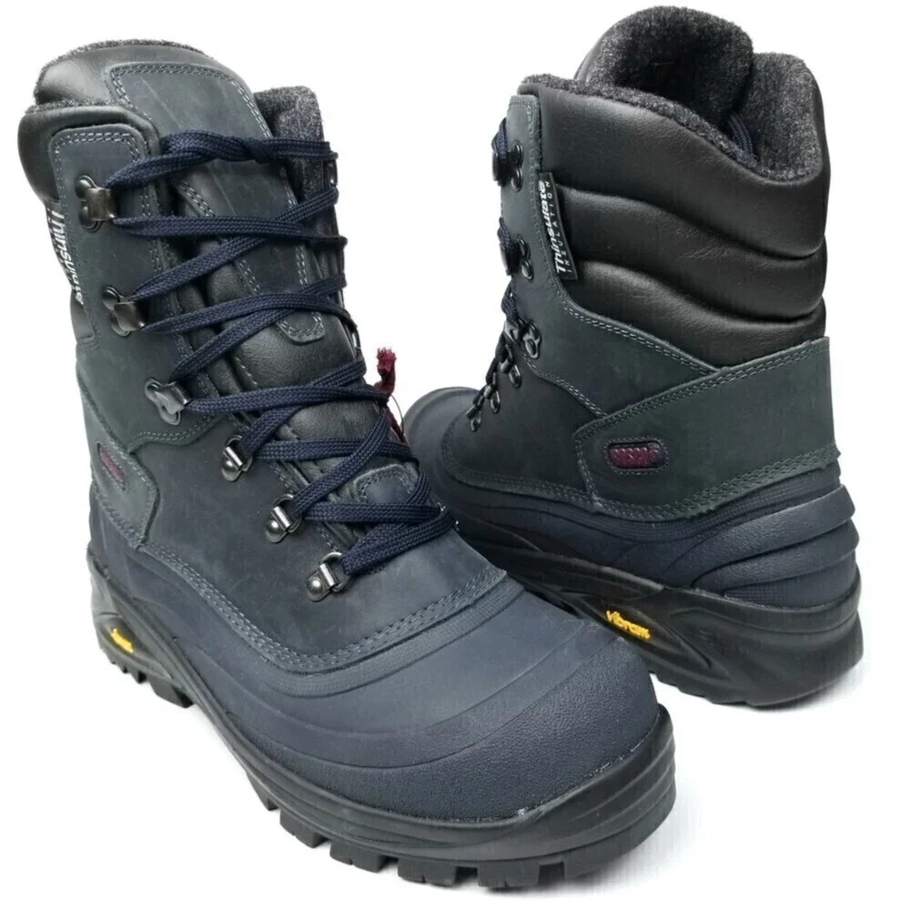 NWT BOSCO Vibram Thinsulate Hiking Trekking Workwear Duck Boot 10 Black Gorpcore